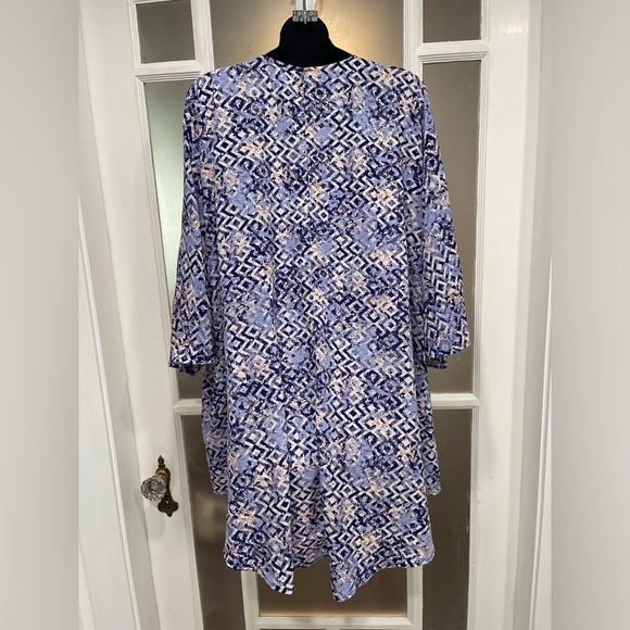 LulaRoe pretty purple print Kimono Sz L - Picture 2 of 2